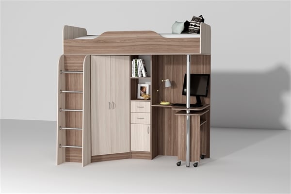 Кровать 1 Бриз ЛДСП