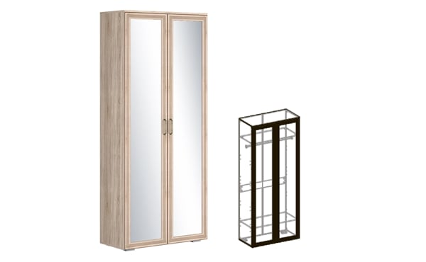 Шкаф 2х створчатый 540 Бруно