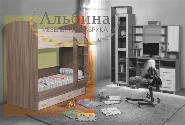 Двухъярусная кровать АКР-703 Арсения